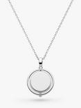 Kit Heath Personalised Spinning Round Pendant Necklace