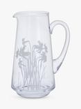 Dartington Crystal Bloom Daffodil Jug Vase, H22.5cm