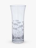 Dartington Crystal Bloom Marguerite Trumpet Vase, H25cm, Clear