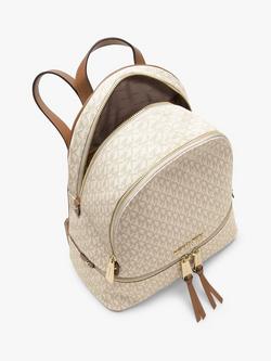 MICHAEL Michael Kors Medium Logo Backpack - view 2, Vanilla