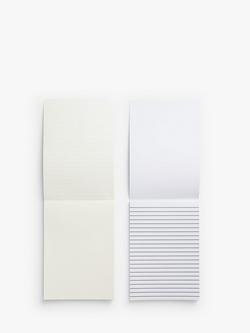 John Lewis A5 Laid Writing Pad - view 2, Ivory