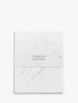 John Lewis P4 Laid Writing Pad, White