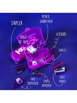 Tinc Mini Stationery Set 2, Pink - view 2, Pink