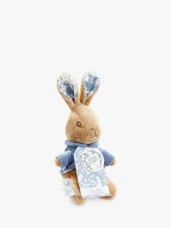 Peter Rabbit Beanie Soft Toy, Blue/Multi