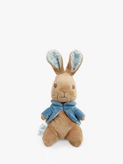 Peter Rabbit Beanie Soft Toy - view 2, Blue/Multi