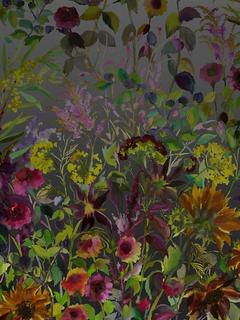 Designers Guild Indian Sunflower Wallpaper Panel Set, PDG1068/01