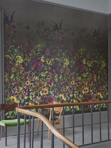 Designers Guild Indian Sunflower Wallpaper Panel Set, PDG1068/01 - view 2, Pdg1068/01
