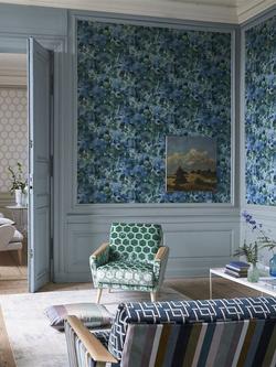 Designers Guild Surimono Wallpaper - view 2, Celadon, Pdg1062/04