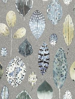 Designers Guild Tulsi Wallpaper, Zinc, Pdg1060/03