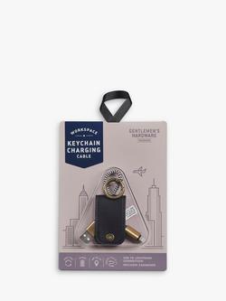 Gentlemen's Hardware Charging Cable Keyring, Multi