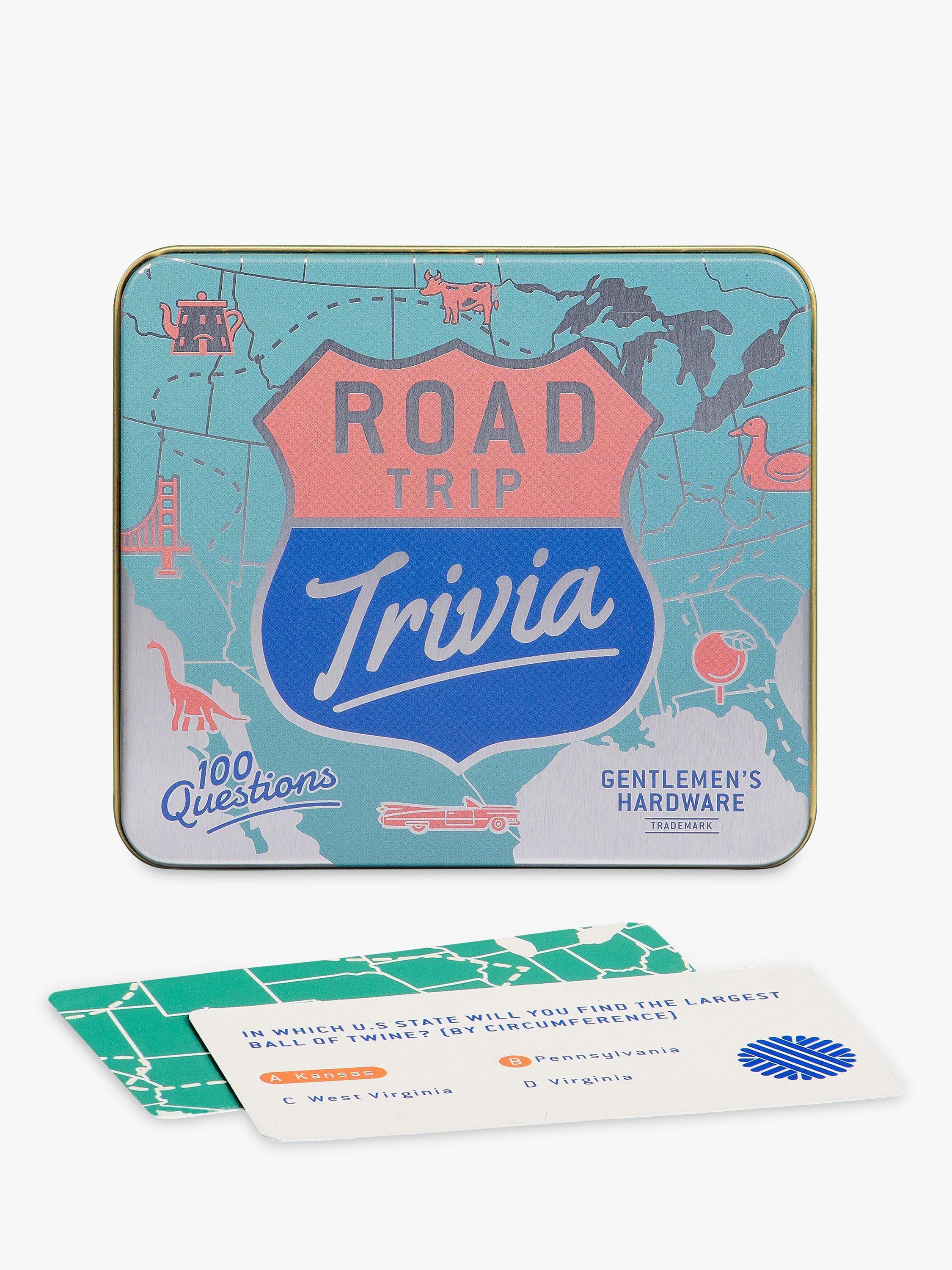 Gentlemen's Hardware Road Trip Trivia Game