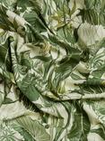 John Lewis Tropical Leaf Print Fabric, Green