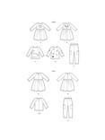 Simplicity Toddlers' Sportswear Sewing Pattern, 9023, 6 months-4 years
