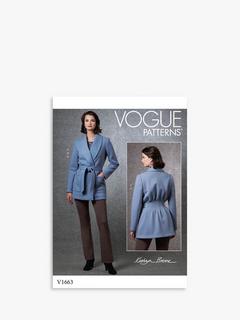 Vogue Women's Jacket, Trousers and Top Sewing Pattern, 1663, Y