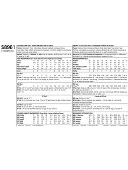 Simplicity Children's and Doll Skirt Sewing Pattern, 8961 - view 2, 