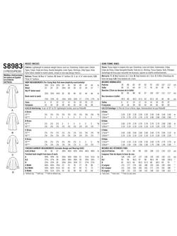Simplicity Women's Loose Dress Sewing Pattern, 8983 - view 2, 