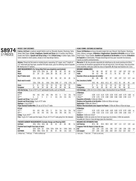 Simplicity Women's Costume Maxi Coat Sewing Pattern, 8974 - view 2, 