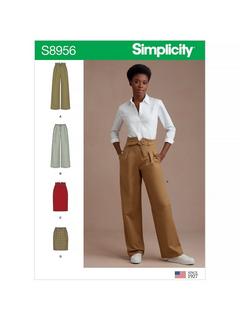 Simplicity Women's Trousers and Skirts Sewing Pattern, 8956, D5