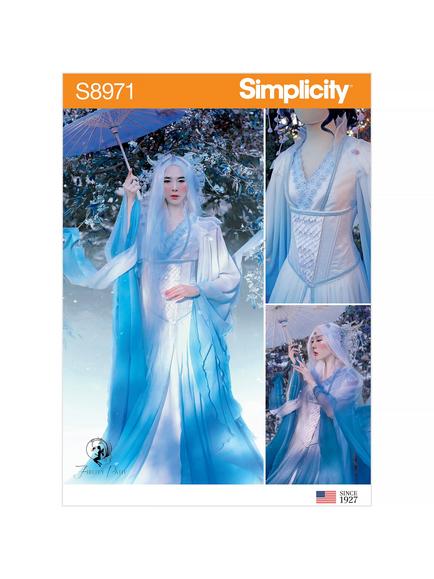 Simplicity Women's Costume Ice Queen Sewing Pattern, 8971, 