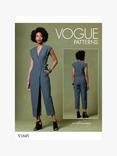 Vogue Women's Jumpsuit Sewing Pattern, 1645