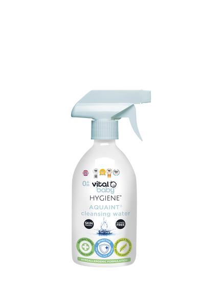 Vital Baby Hygiene Aquaint Cleansing Water, 500ml, White