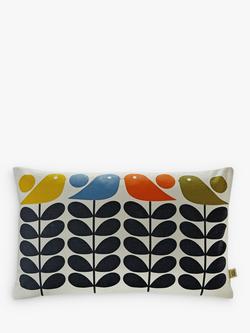 Orla Kiely Early Bird Stem Rectangular Cushion, Multi, Multi