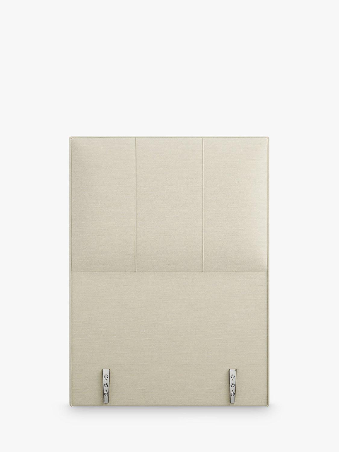 Vispring Ceres Full Depth Upholstered Headboard, Single, Gem Cream, FSC-Certified (Chipboard)