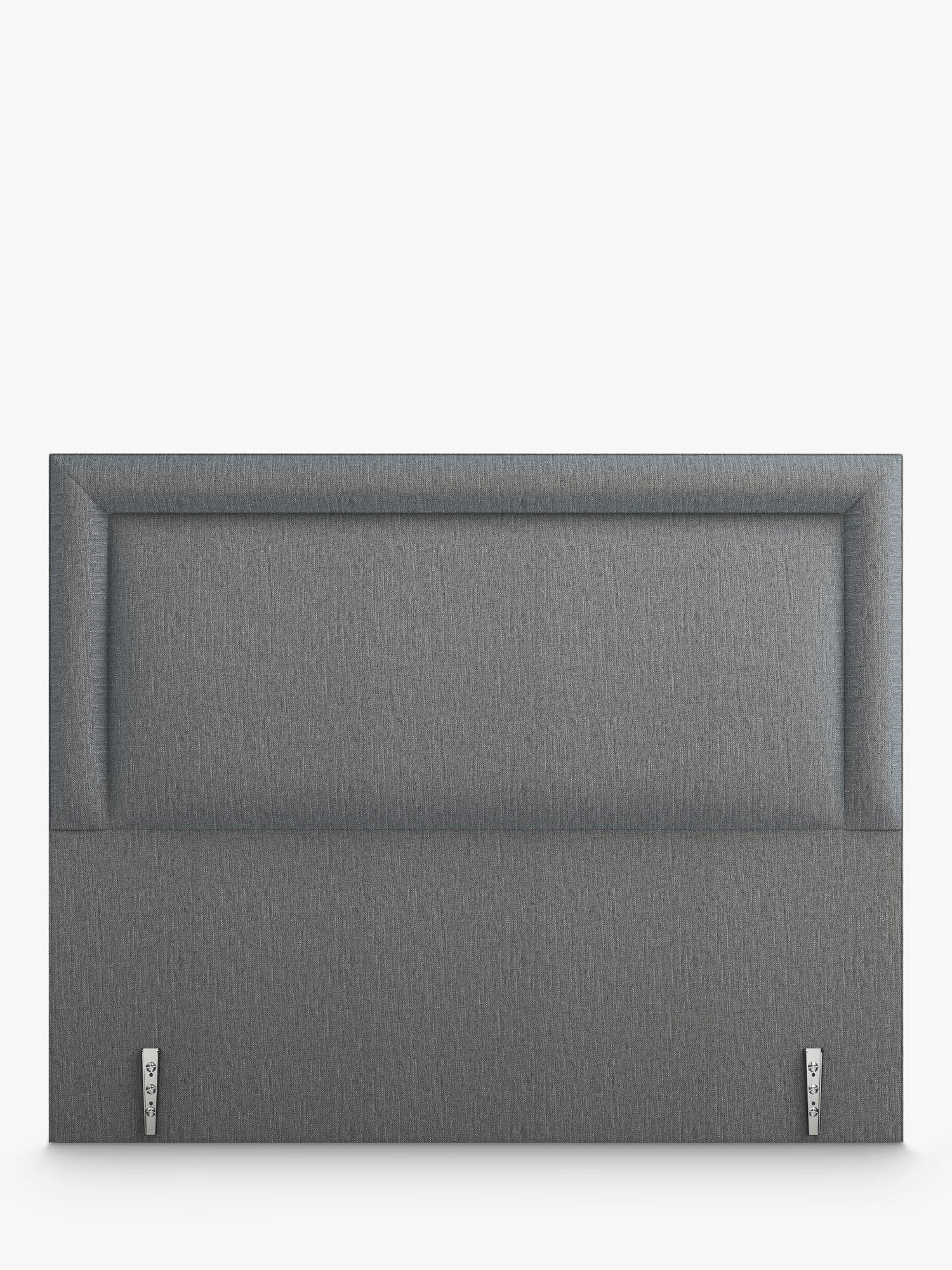 Vispring Leda Full Depth Upholstered Headboard, Double, Gem Prussia, FSC-Certified (Chipboard)