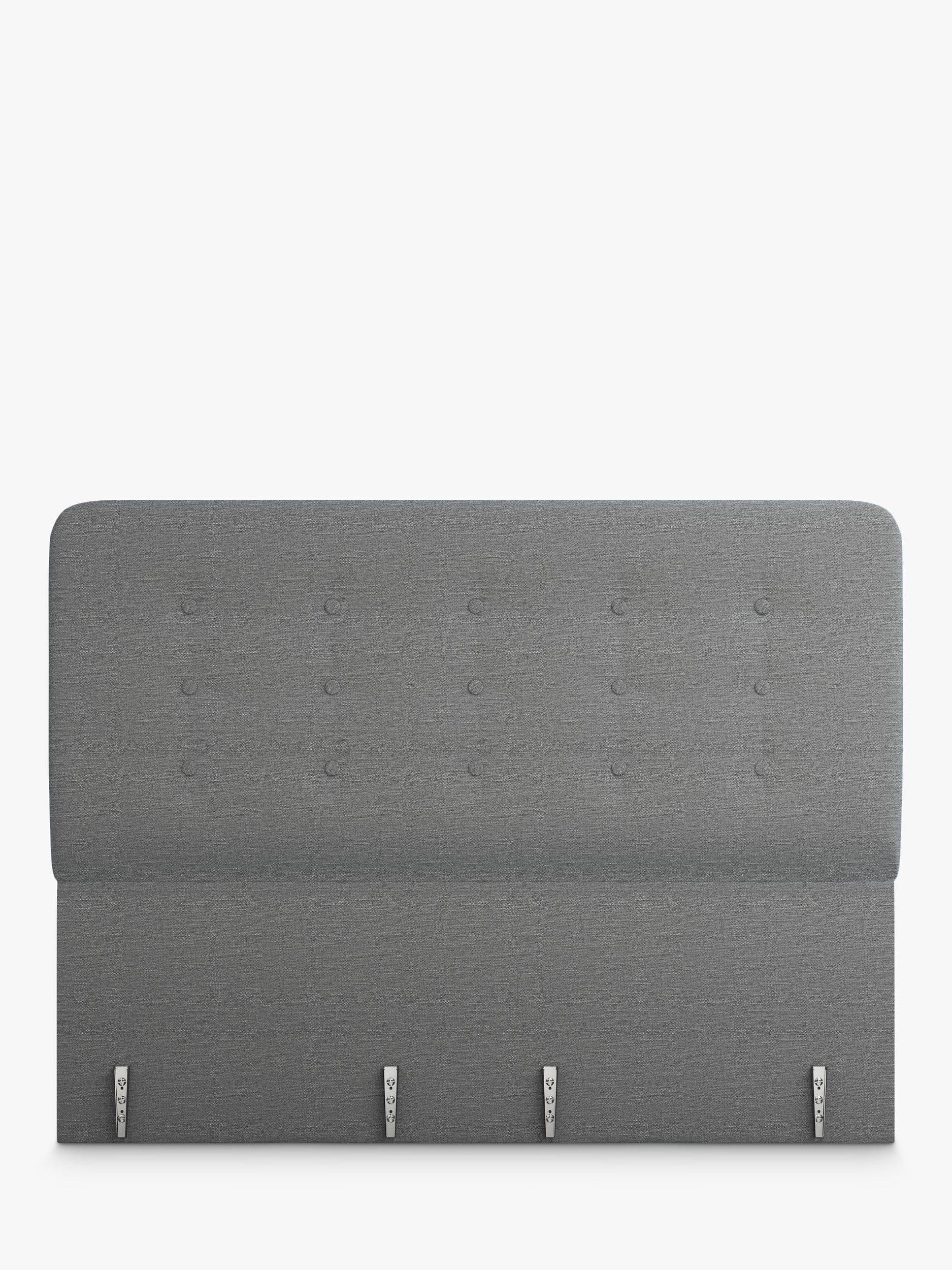 Vispring Clio Full Depth Upholstered Headboard, Super King Size, Gem Prussia, FSC-Certified (Chipboard)