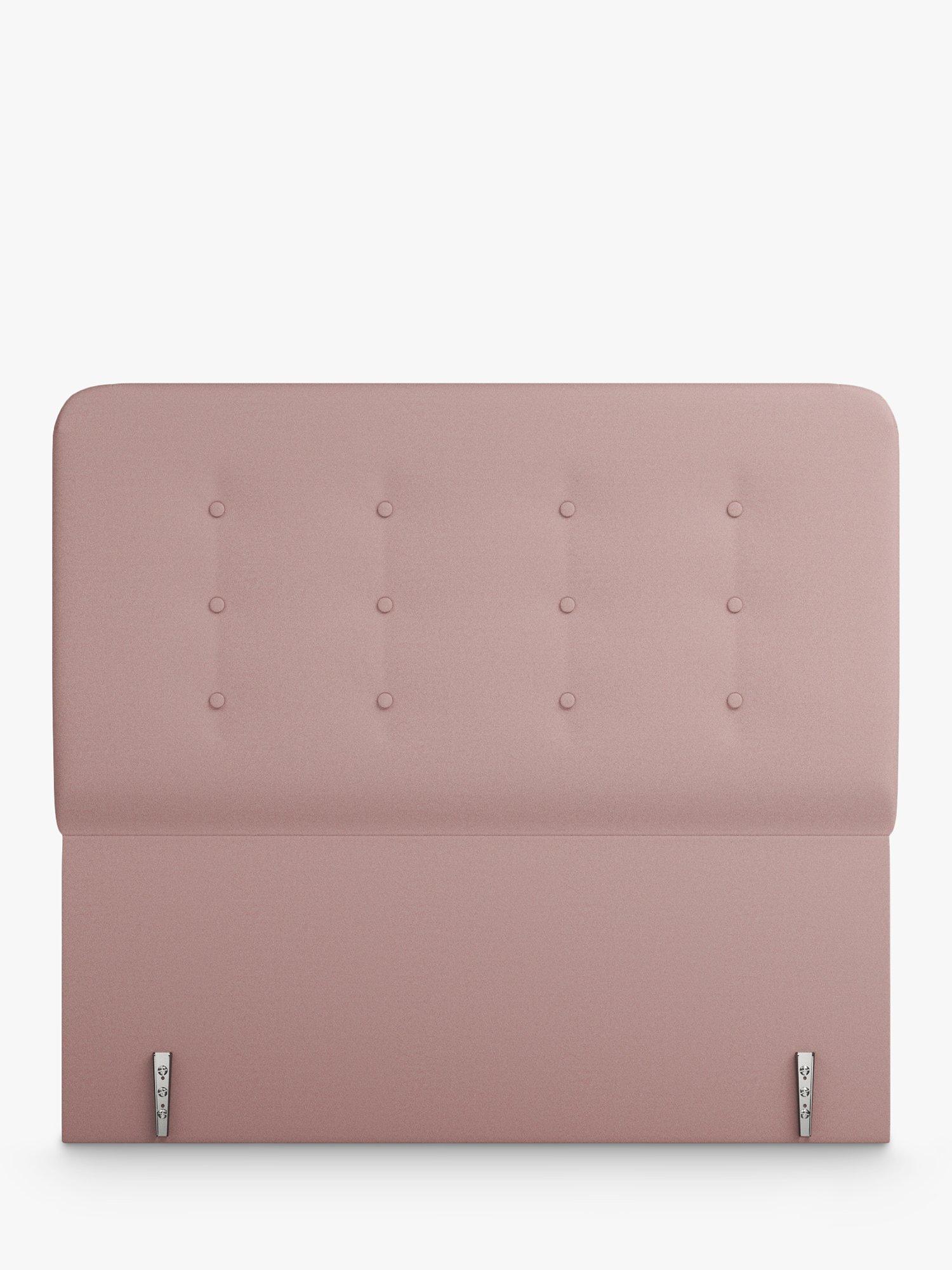 Vispring Clio Full Depth Upholstered Headboard, Double, Plush Heather, FSC-Certified (Chipboard)