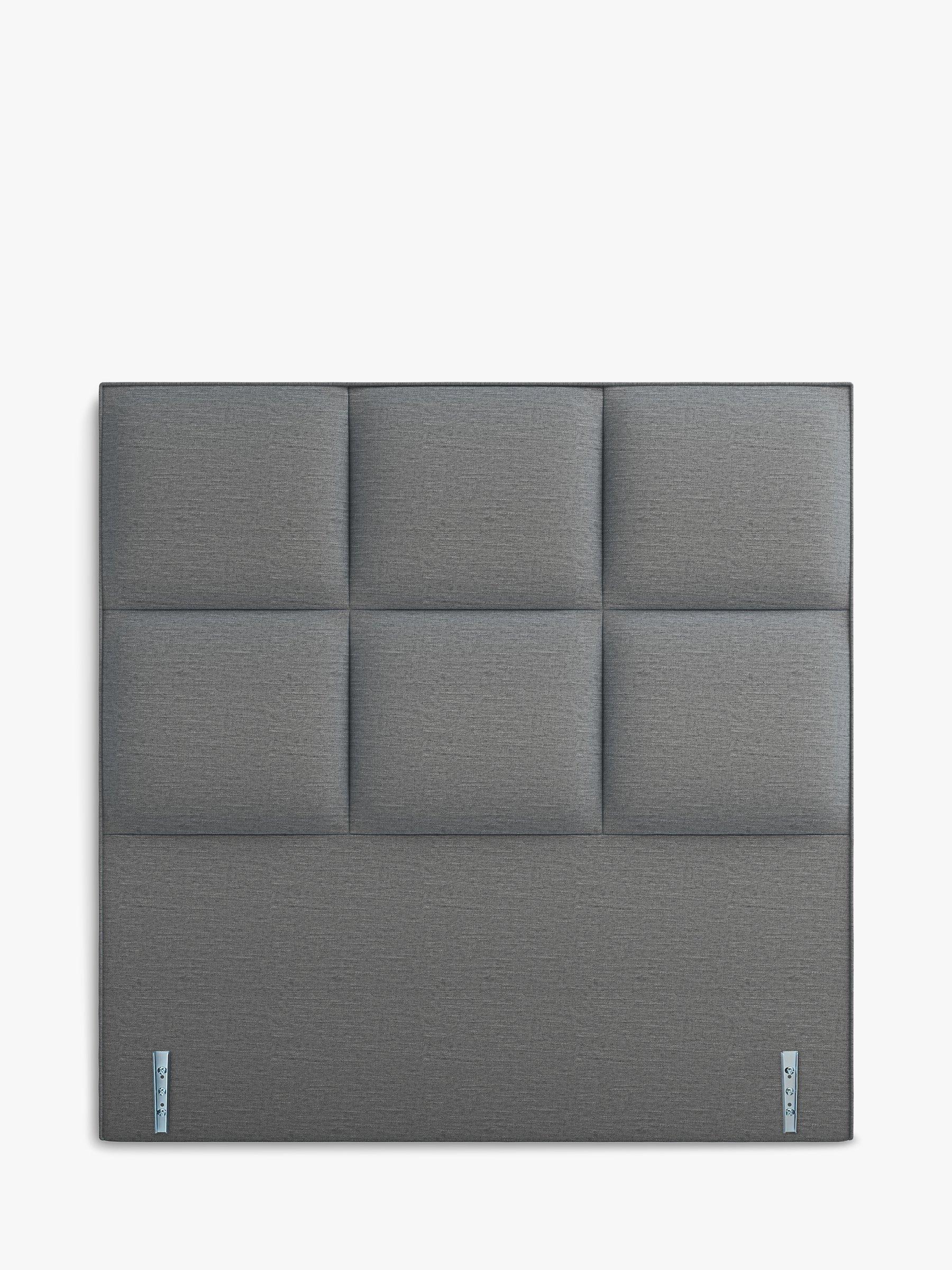Vispring Ares Full Depth Upholstered Headboard, Single, Gem Prussia, FSC-Certified (Chipboard)
