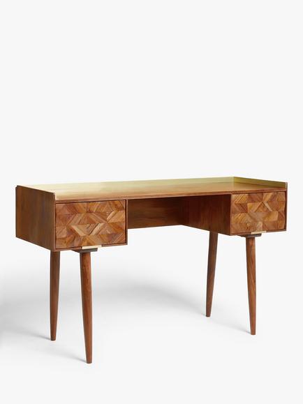 John Lewis + Swoon Franklin Desk, Brown, Brown