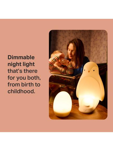 Tommee Tippee Penguin 2 in 1 Portable Night Light - view 2, White