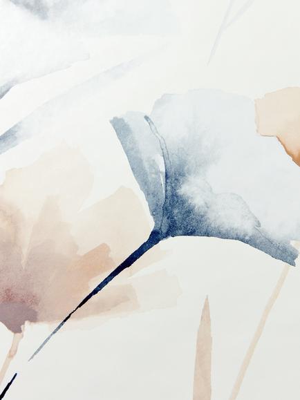 John Lewis Ginkgo Wallpaper - view 2, Multi