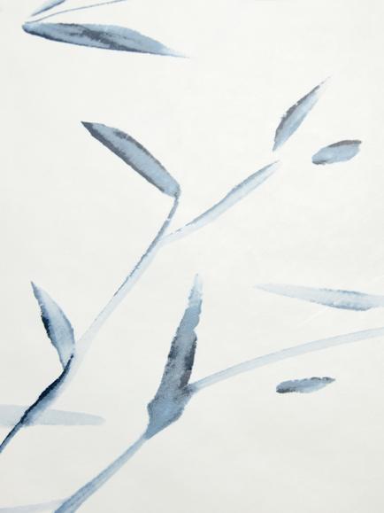 John Lewis Kojo Wallpaper, Navy - view 2, Blue