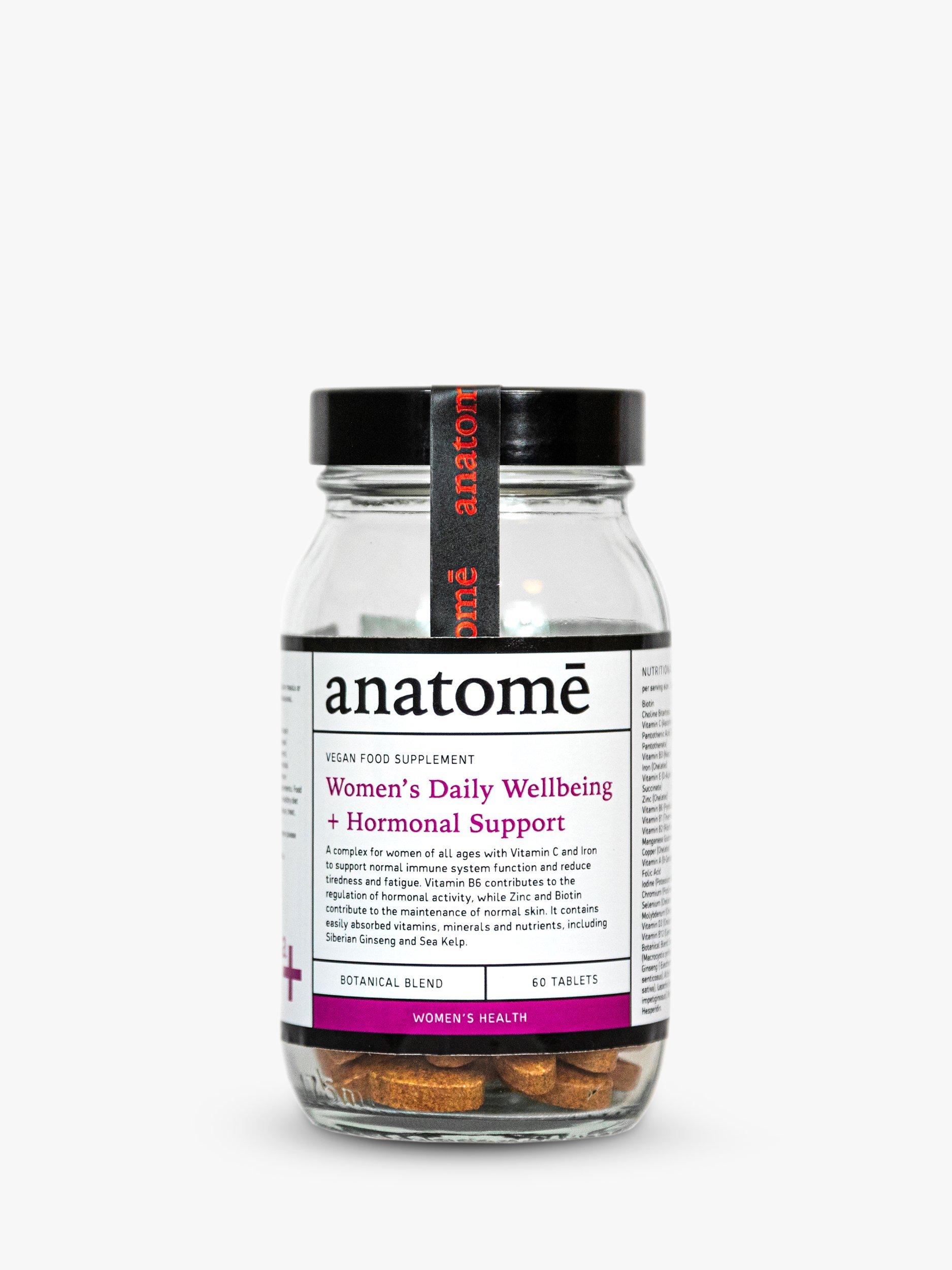 anatomē Womens Health: Daily Wellbeing + Hormonal Support Health Supplement, 60 Capsules