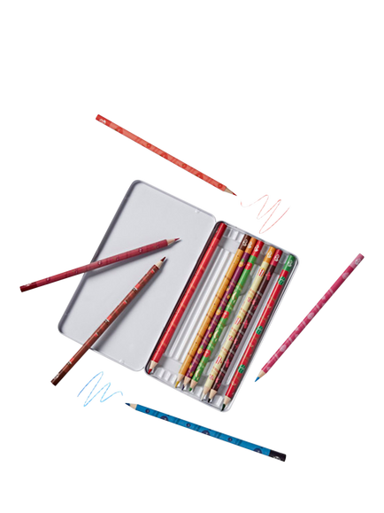 Tinc Scented Colouring Pencils, Pack of 12 - view 2, Multi