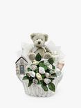 Babyblooms Berkeley Bear’s New Baby Gift Hamper, Light Blue, White