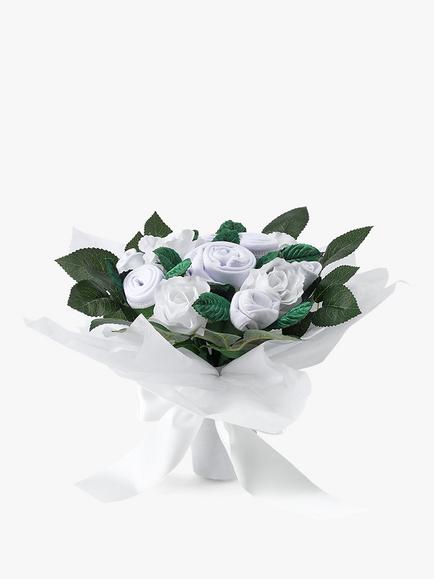 Babyblooms Baby Clothes Bouquet, Light Blue, White