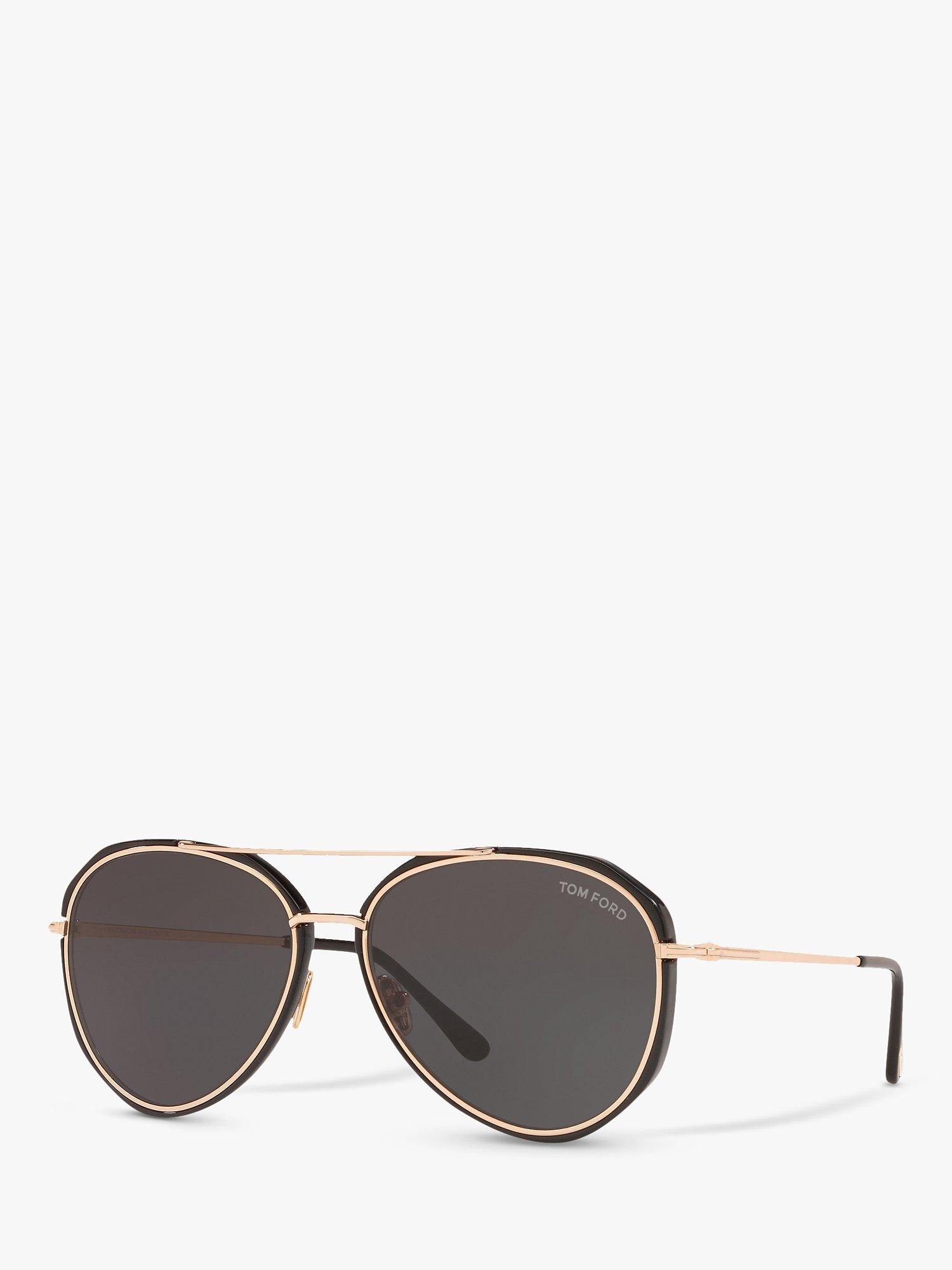 TOM FORD FT0749 Men's Vittorio Aviator Sunglasses, Black/Grey