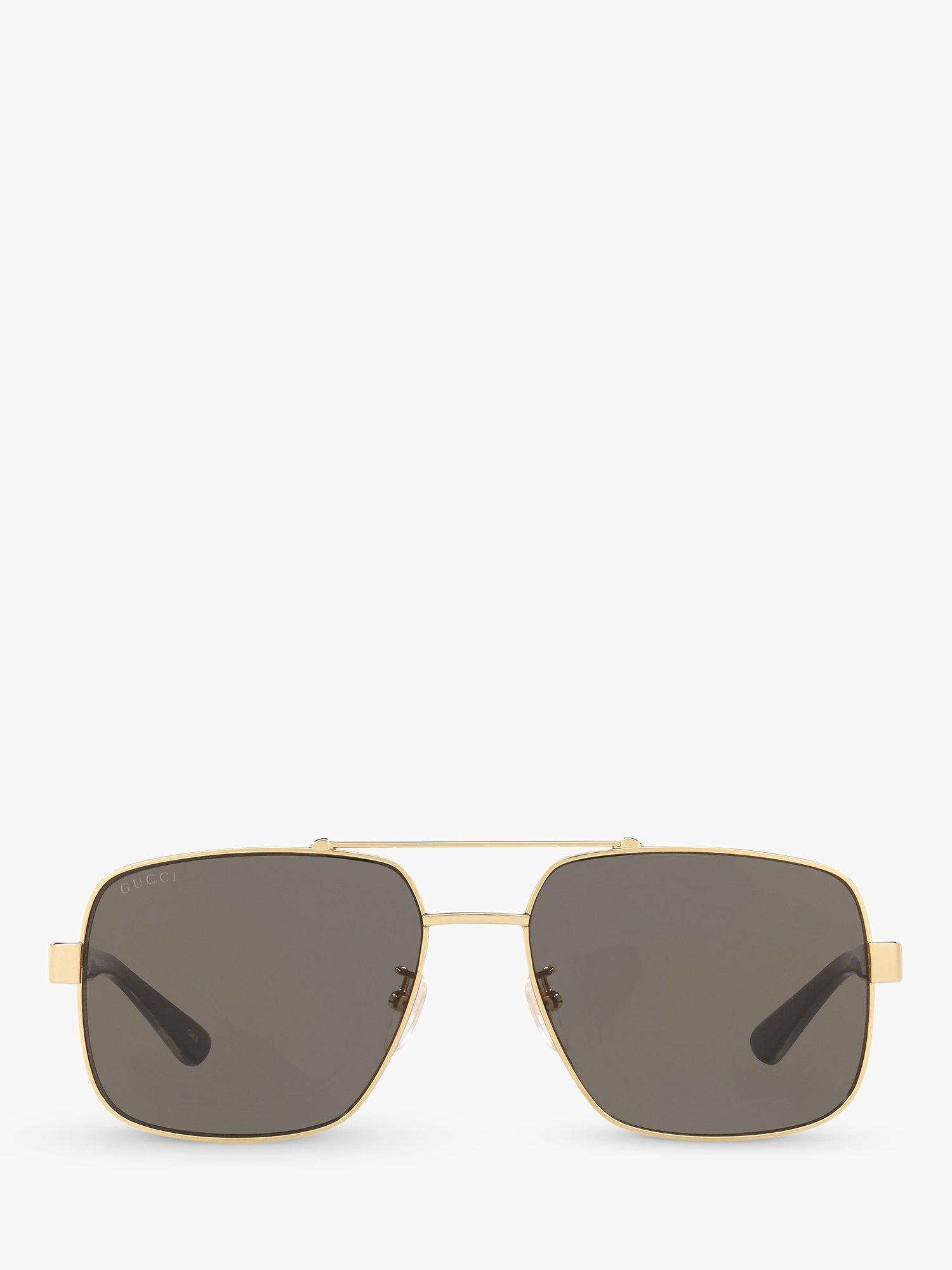 Product image 2 of 7, which shows Gucci GG0529S Men's Square Sunglasses, Gold/Grey