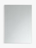 John Lewis Pixel Wall Mounted Illuminated Bathroom Mirror, Medium