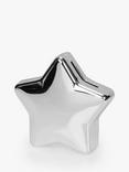 John Lewis Silver-Plated Star Money Box