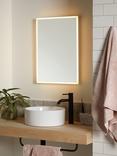 John Lewis Aura Wall Mounted Illuminated Bathroom Mirror