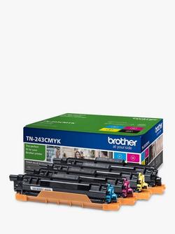 Brother TN-243 Toner Cartridge, Pack of 4, Multi, Multi