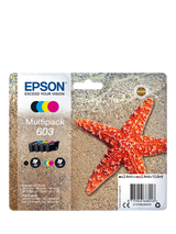 Epson Starfish 603 Inkjet Printer Cartridge Multipack, Pack of 4