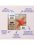 Epson Starfish 603 Inkjet Printer Cartridge Multipack, Pack of 4