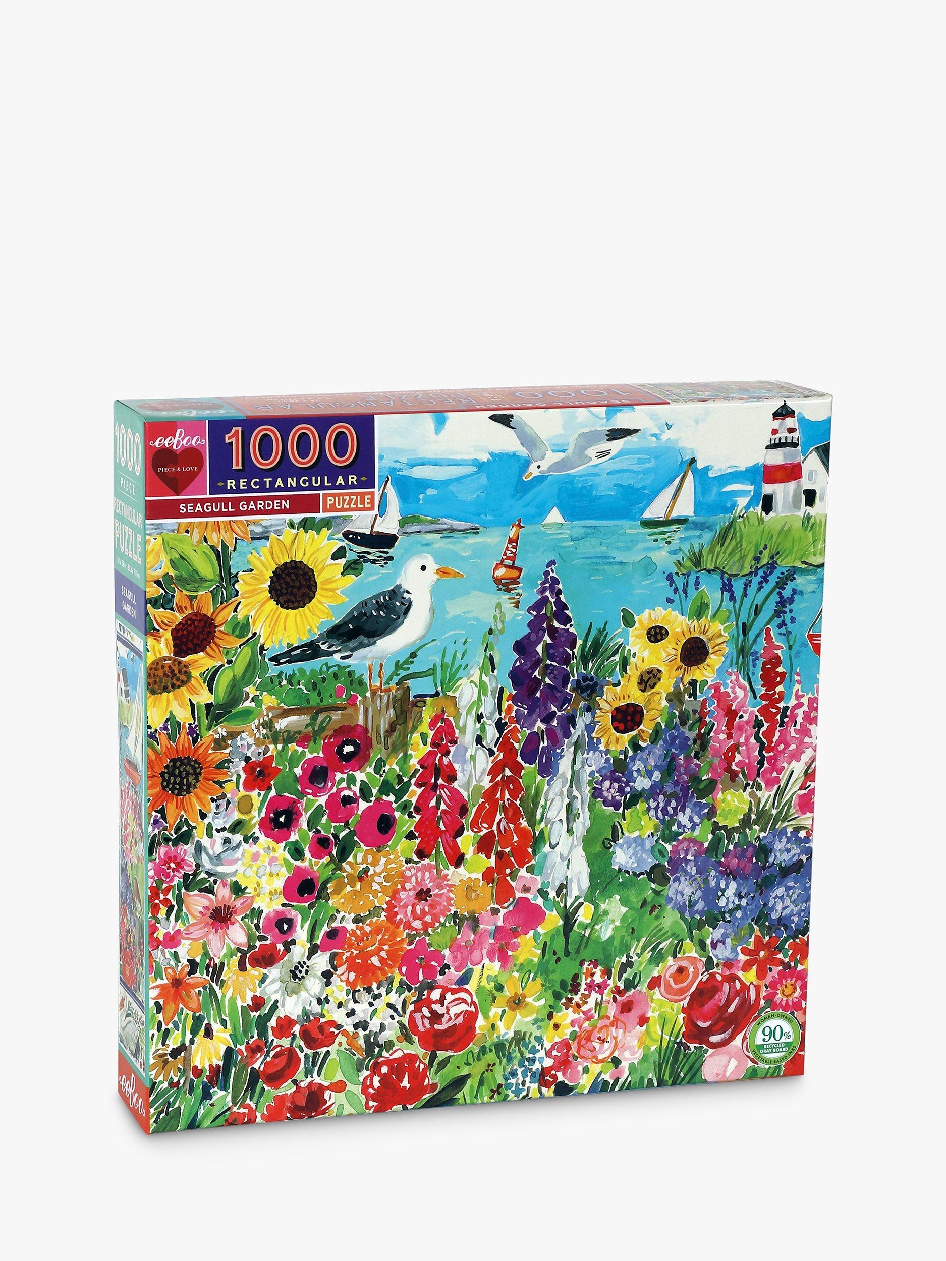 eeBoo Seagull Garden Jigsaw Puzzle, 1000 Pieces