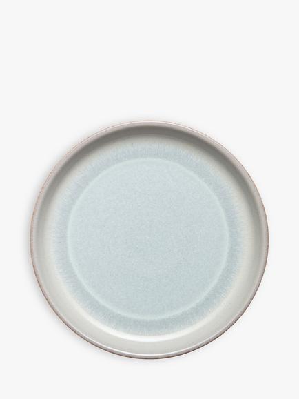 Denby Quartz Rose Ombre Stoneware Medium Plate, 21cm, Pink/Blue, Pink/Blue