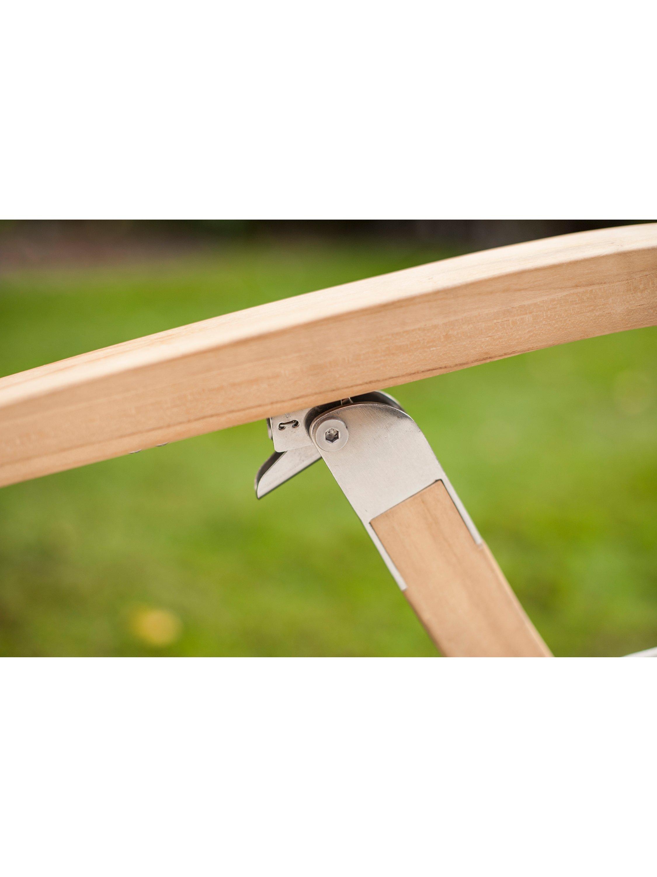 KETTLER RHS Chelsea Garden Steamer Chair FSC Certified Eucalyptus Wood Natural